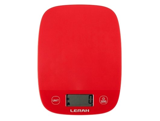 Весы кухонные LERAN EKS SIMPLE LINE RED